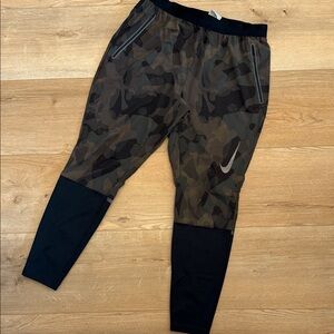 Nike Camo Joggers with Black Panels